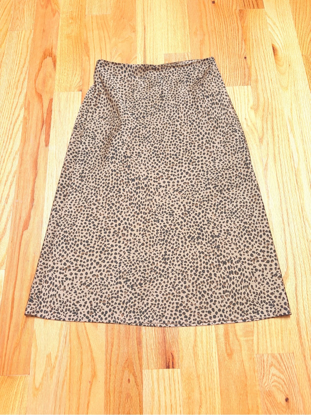 J Crew Women's Leopard Print A-Line Skirt